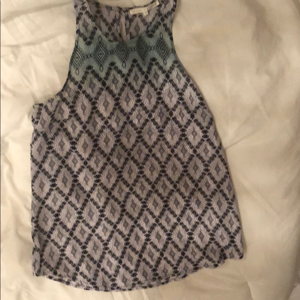 Summer tank top blouse